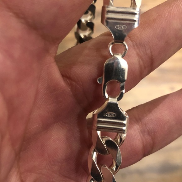 Genuine Sterling Silver Figaro Chain - Picture 10 of 14